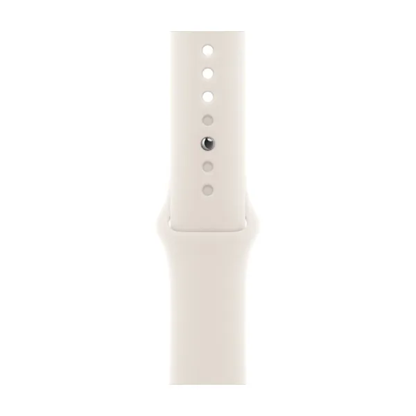 Apple Watch Series SE 3 44mm Starlight Aluminum Case with Starlight Sport Band S/M